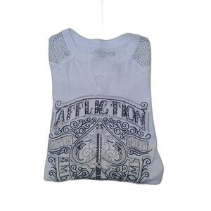 Y2k Affliction Anerican Customs Spade T-shirt women's